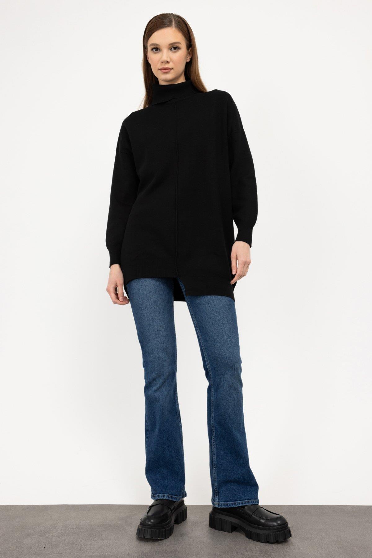 Balıkçı Yaka Kadın Tunik - Eser Giyim