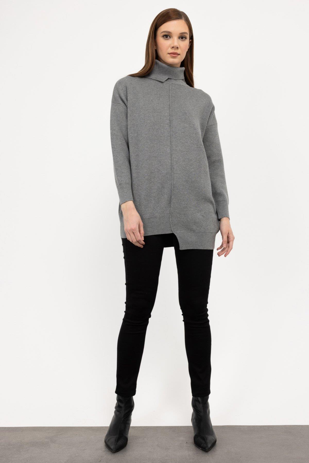 Balıkçı Yaka Kadın Tunik - Eser Giyim