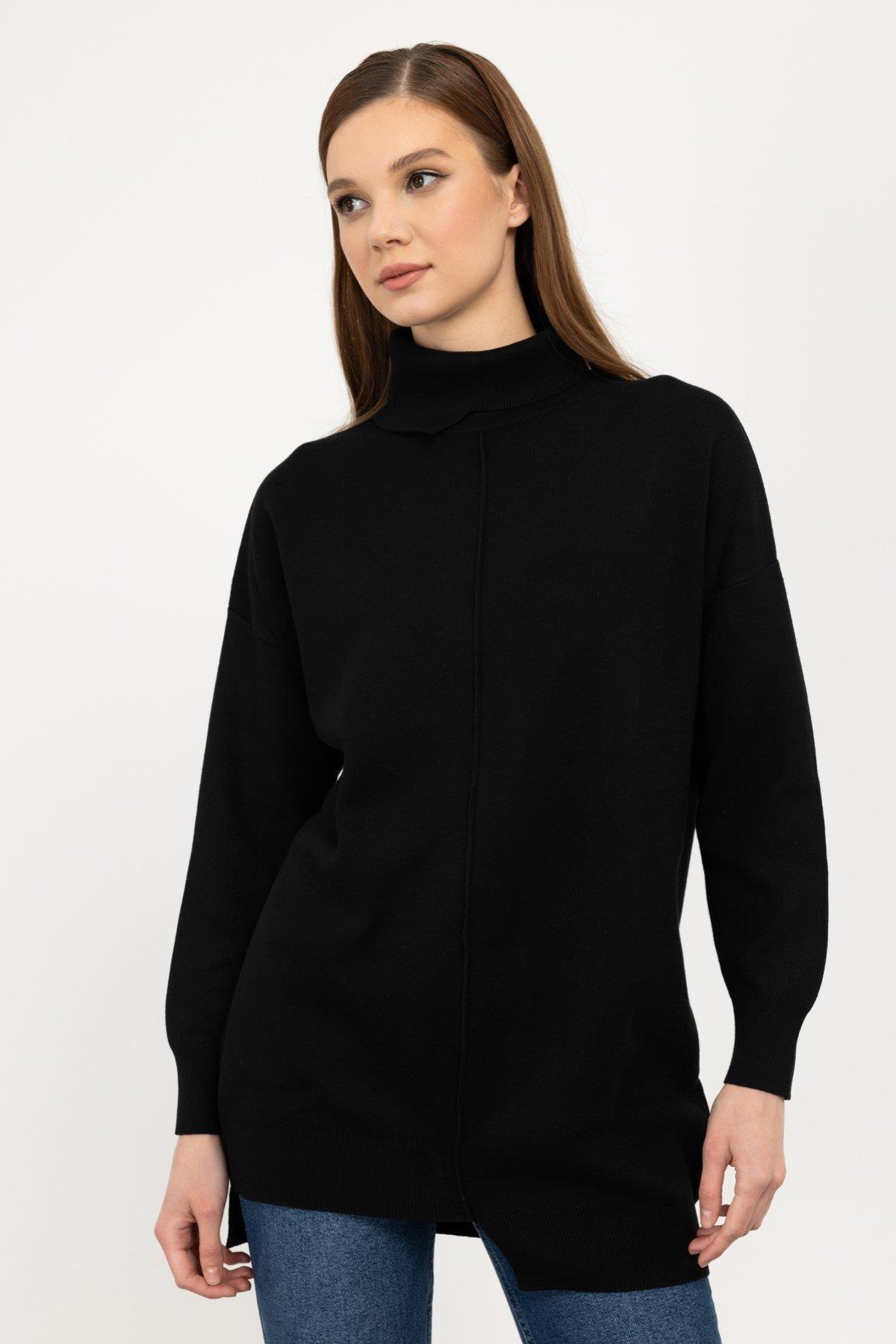 Balıkçı Yaka Kadın Tunik - Eser Giyim