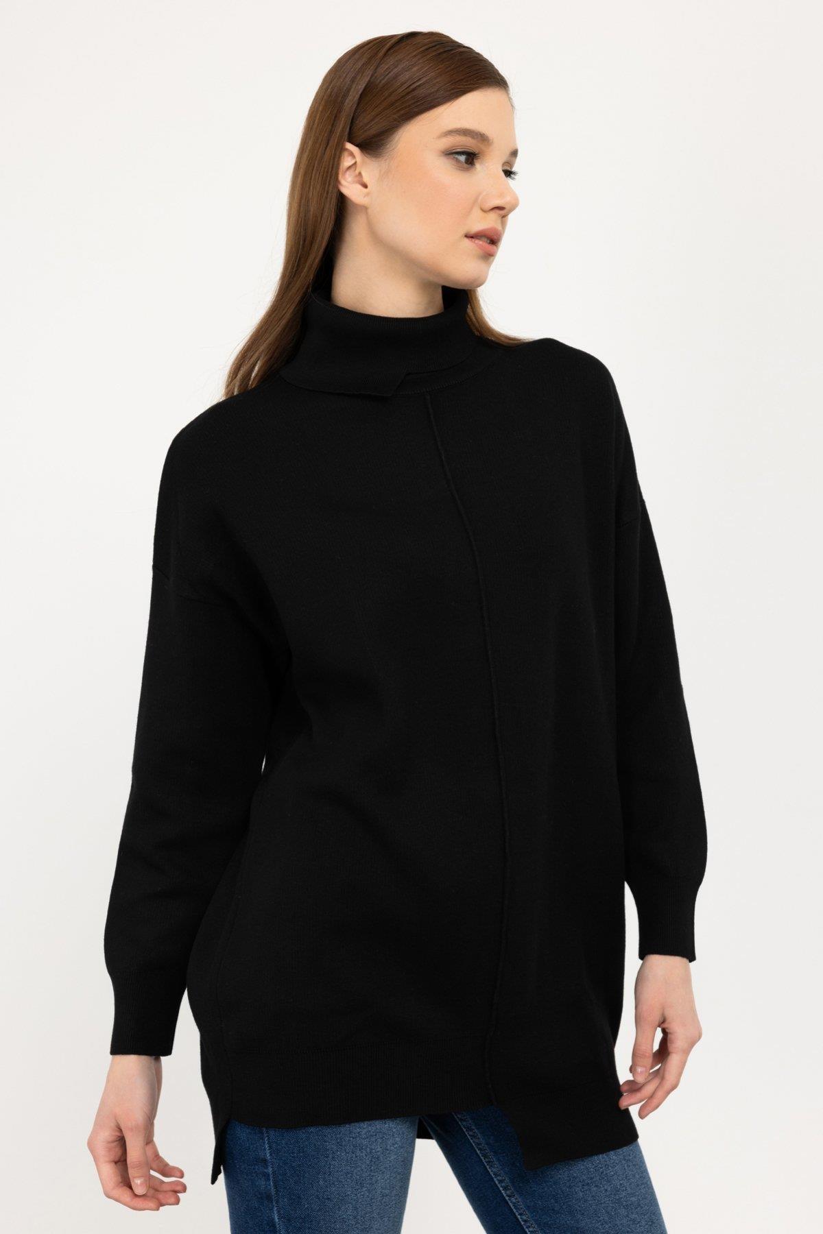 Balıkçı Yaka Kadın Tunik - Eser Giyim