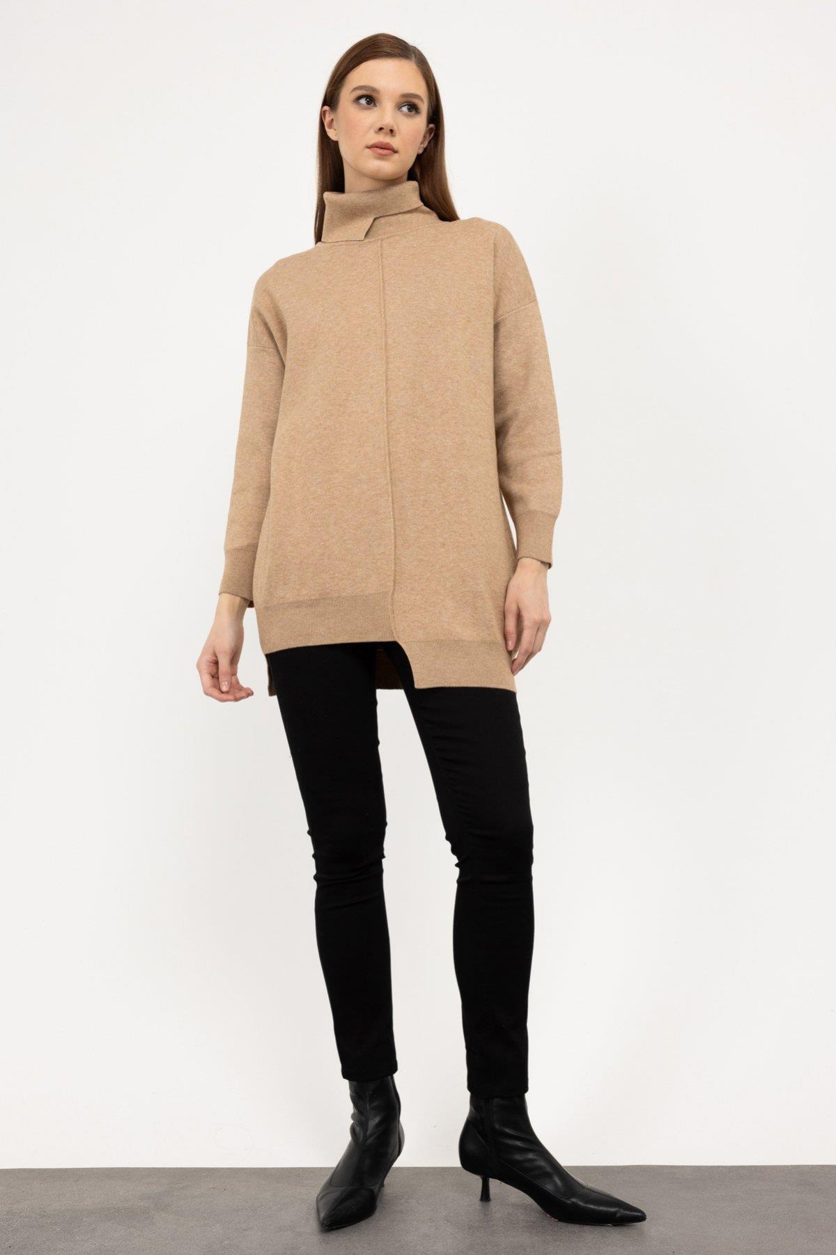 Balıkçı Yaka Kadın Tunik - Eser Giyim