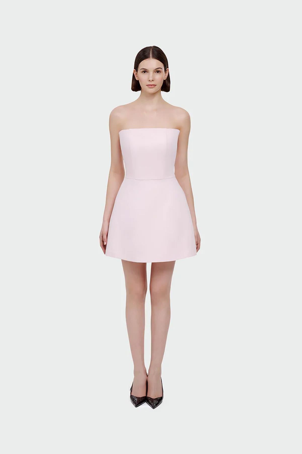 Mini Evening Dress with Bolero Detail