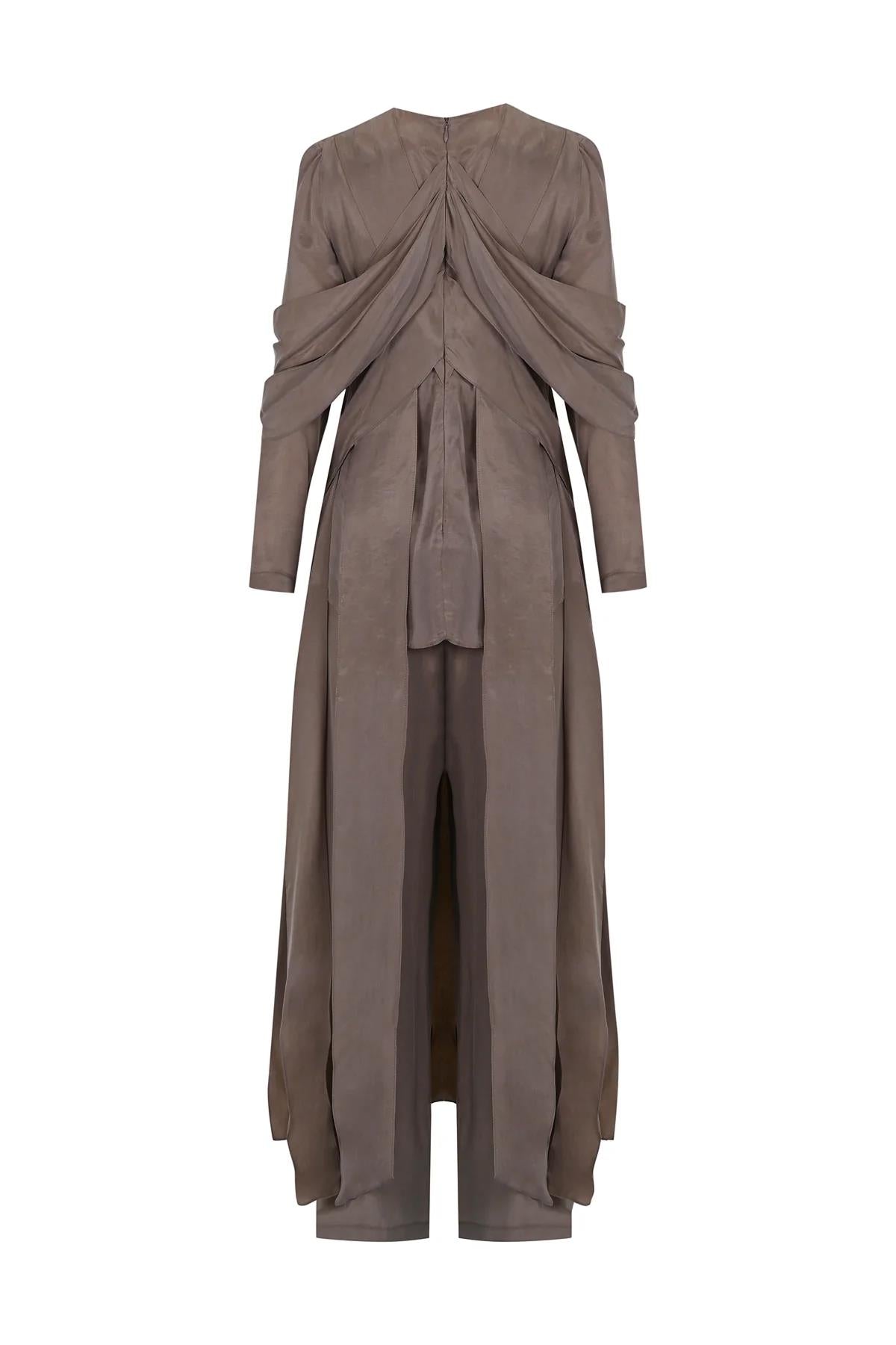 Cross Stitch Detailed Trouser Blouse Set