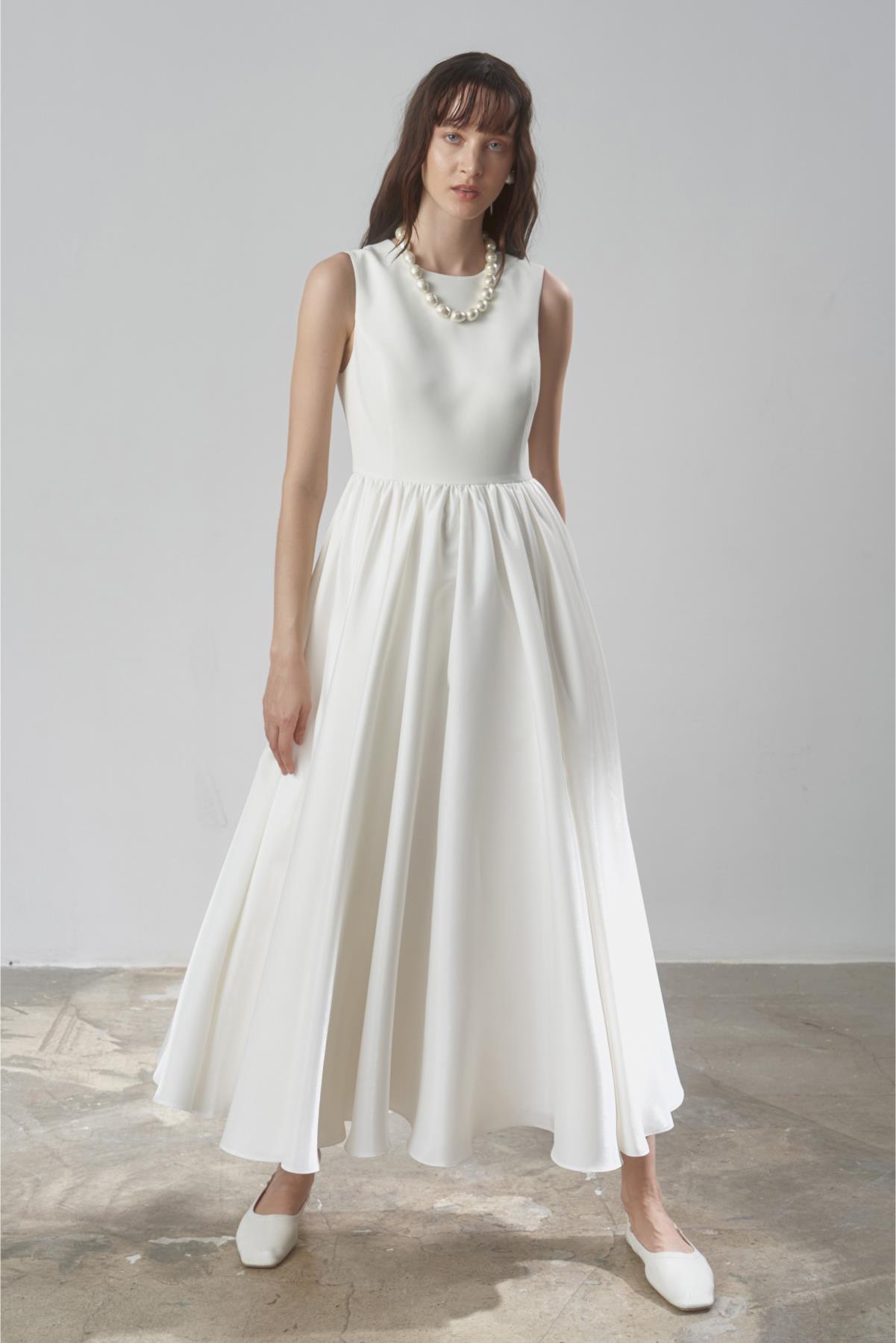 Ceket İnci Düğme Taş İşli Elbiseli Takım - Eser Giyim