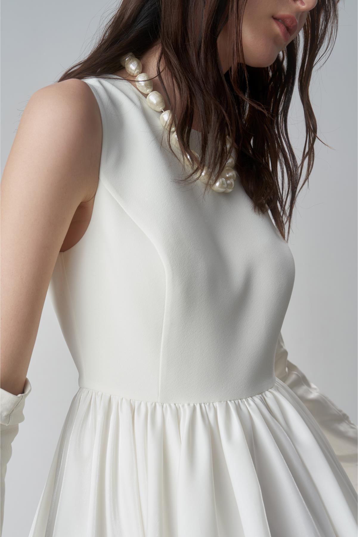 Ceket İnci Düğme Taş İşli Elbiseli Takım - Eser Giyim