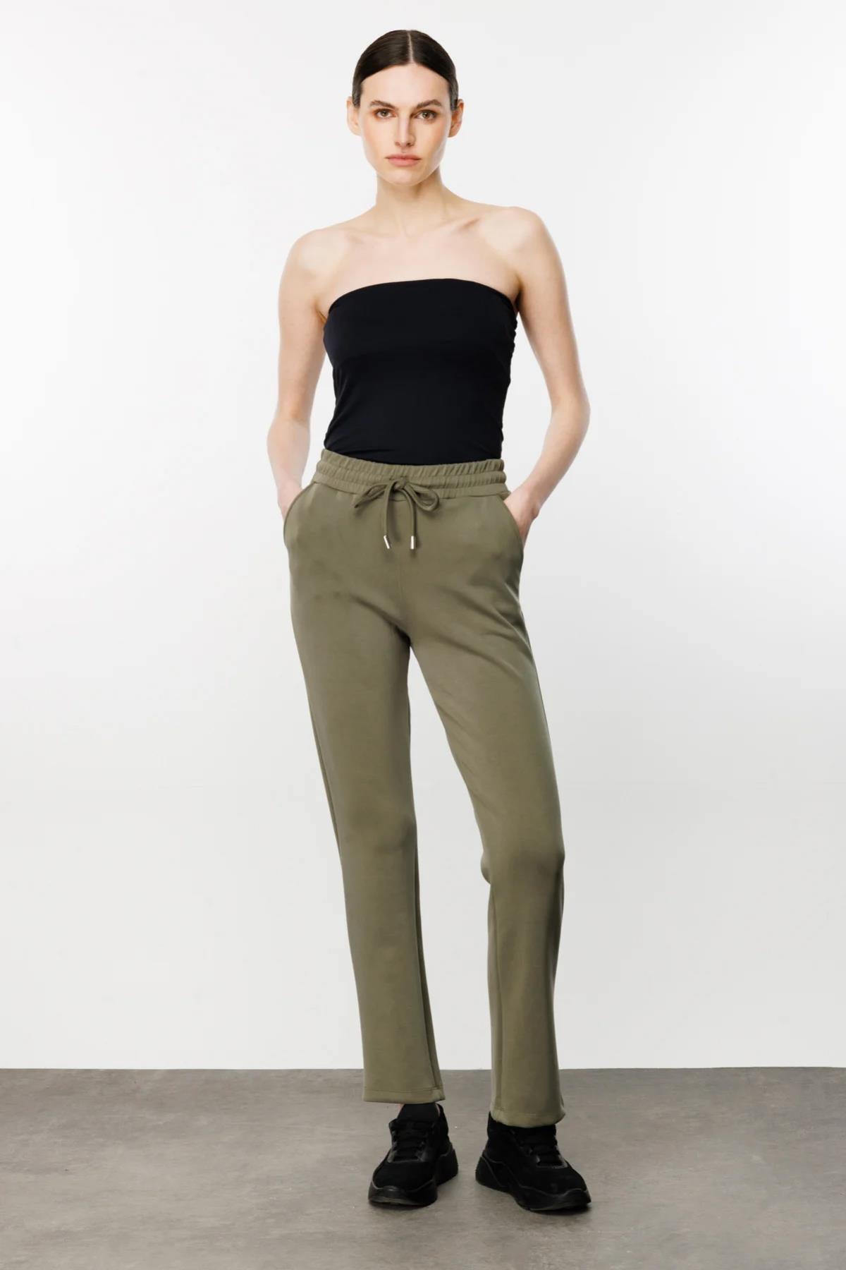 Cepli Düz Paça Pantolon - Eser Giyim