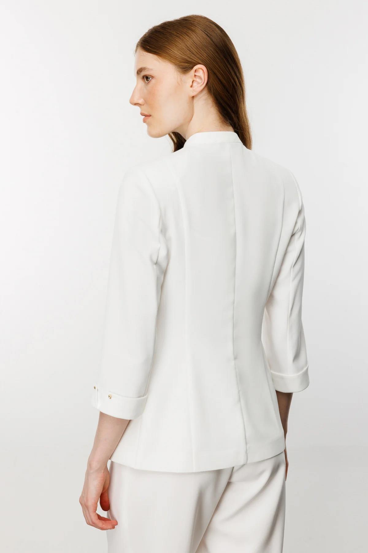 Çizgi Cep Duble Kol Ceket - Eser Giyim