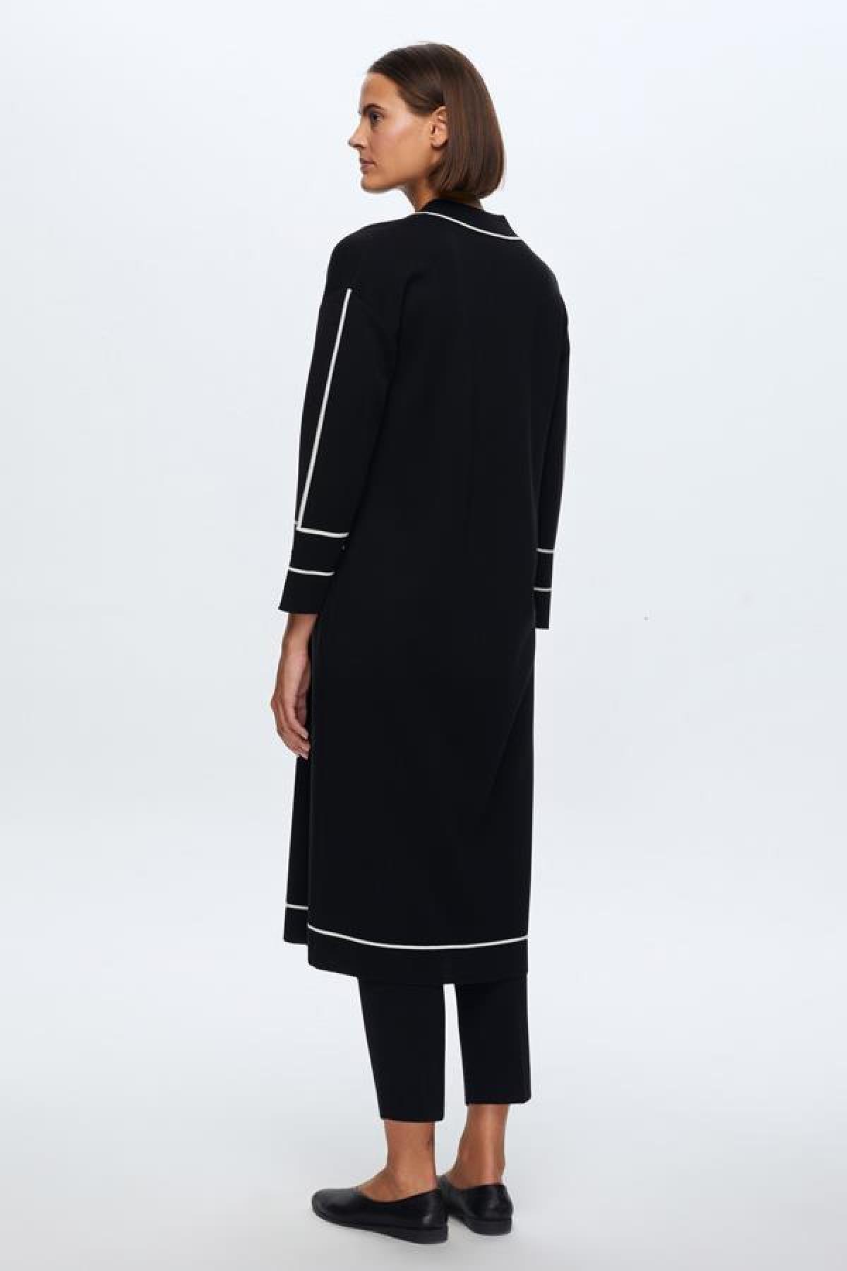 Çizgi Şeritli Triko Hırka - Eser Giyim