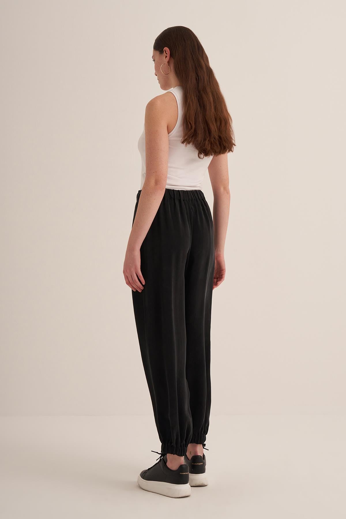 بنطلون كوبرو بخصر مربوط