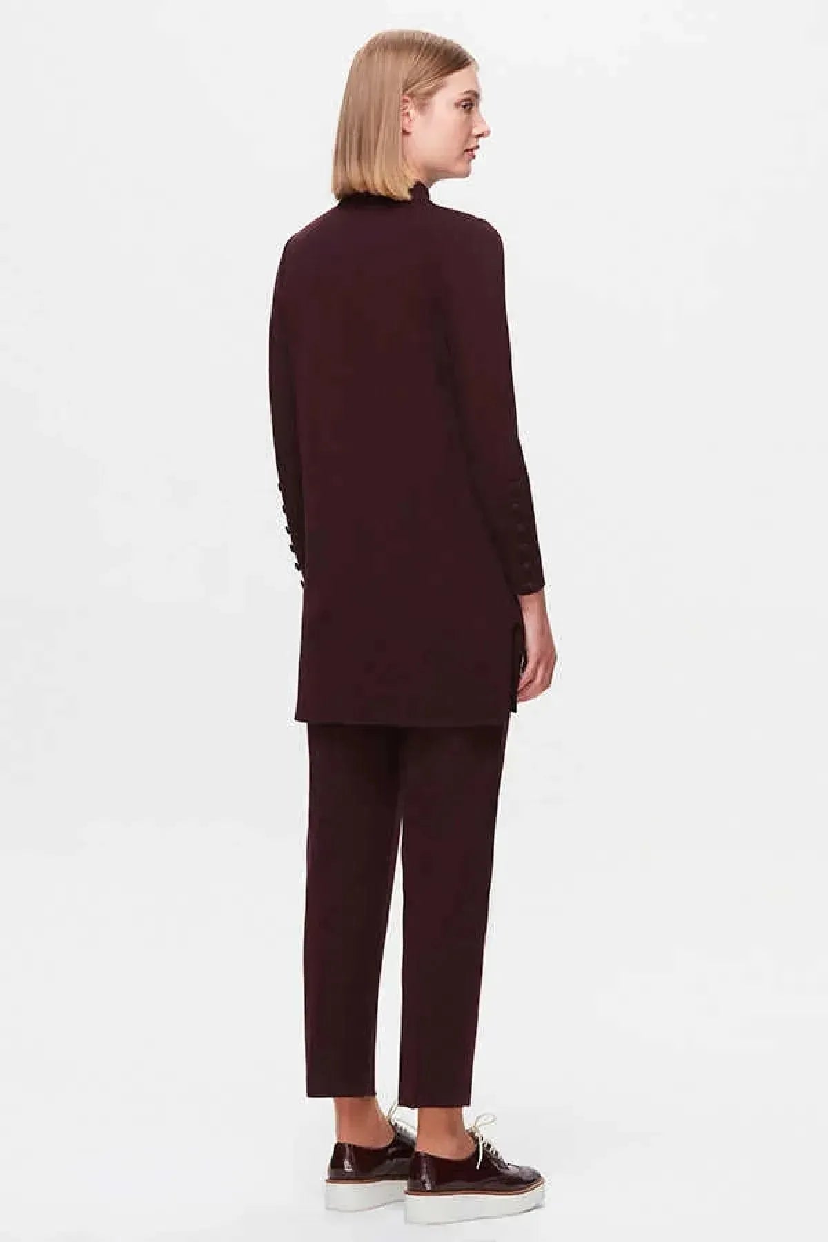 Long Sleeve Basic Knit Tunic