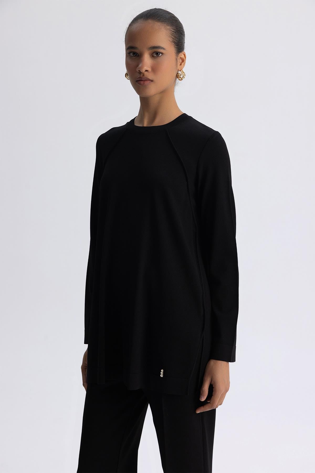 Dar Paça Basic Triko Pantolon