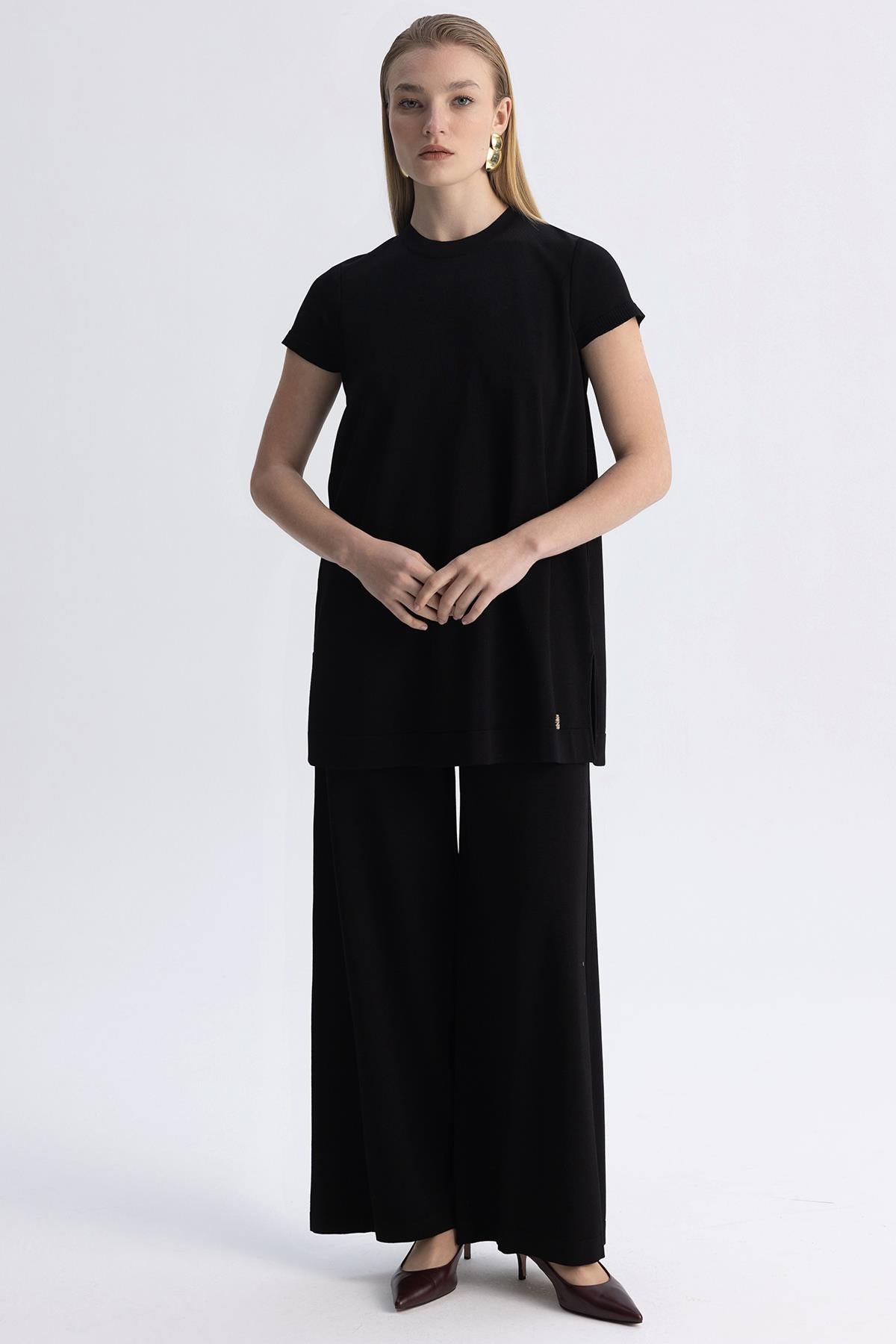 Bol Paça Basic Triko Pantolon
