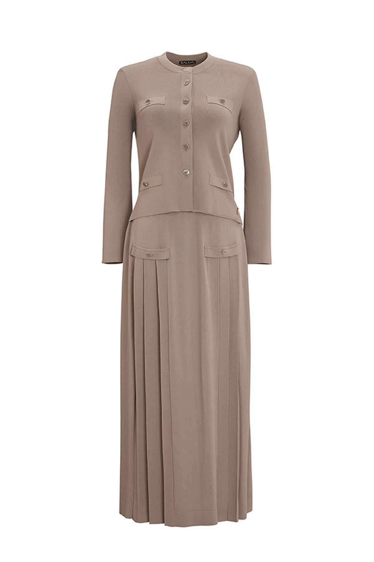 Pocket Flap Knit Jacket