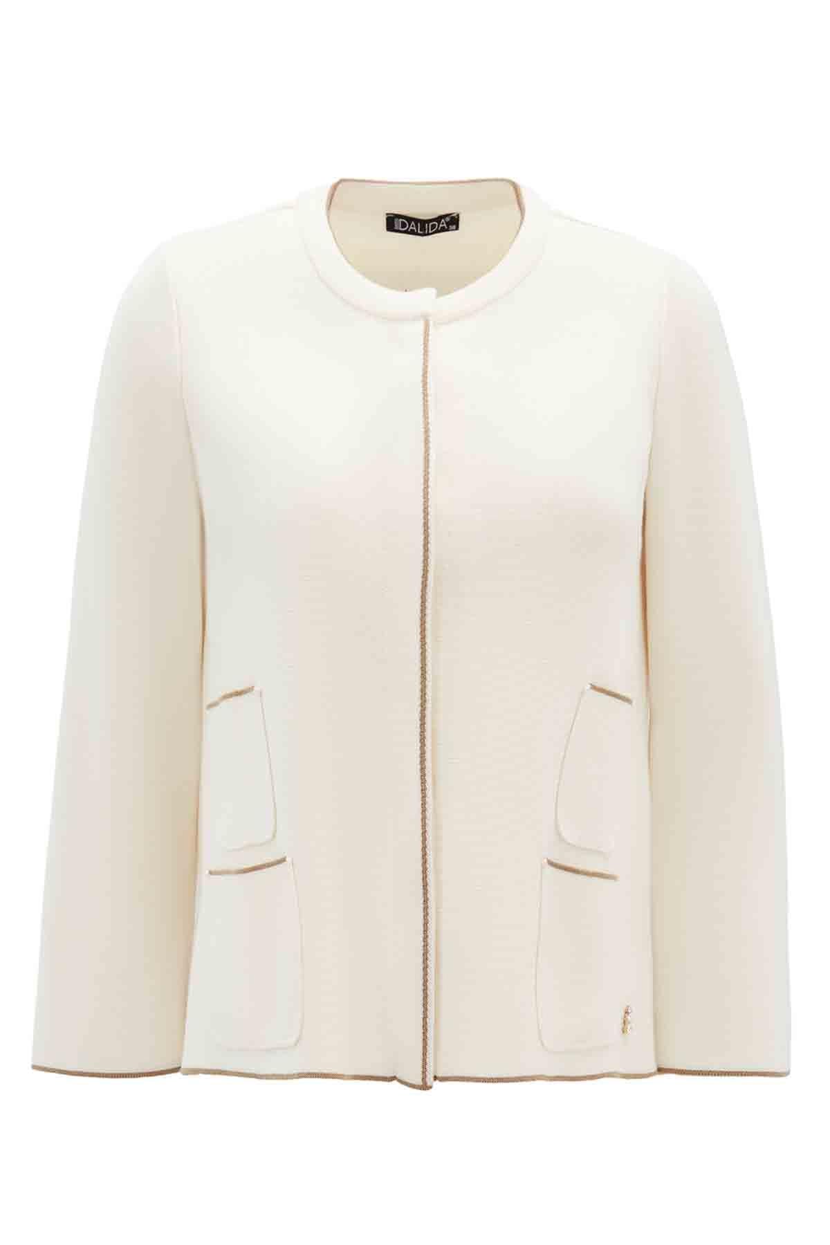 Cepli Triko Kısa Ceket