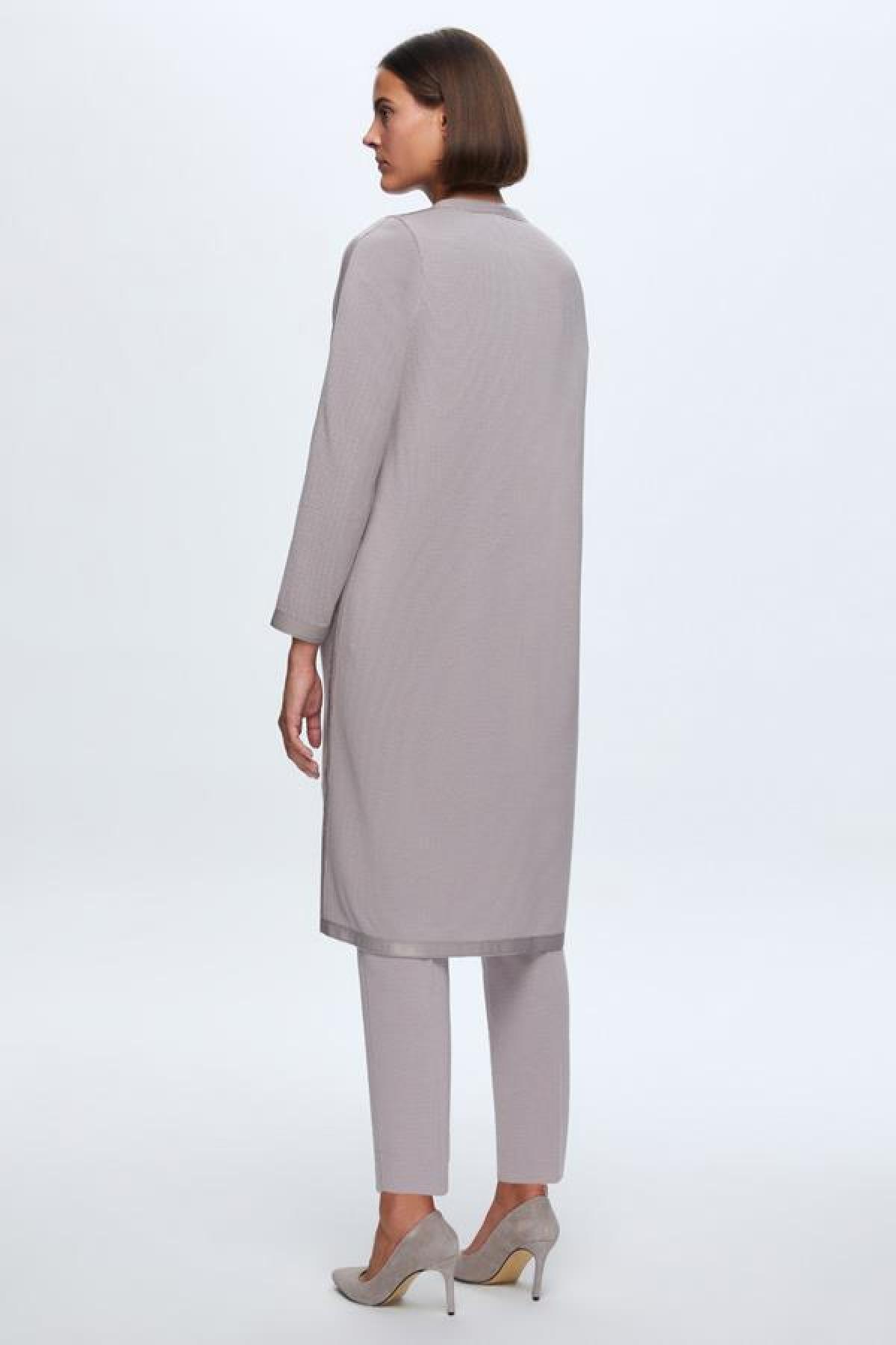 Deri Detaylı Agraf Kapamalı Kap - Eser Giyim