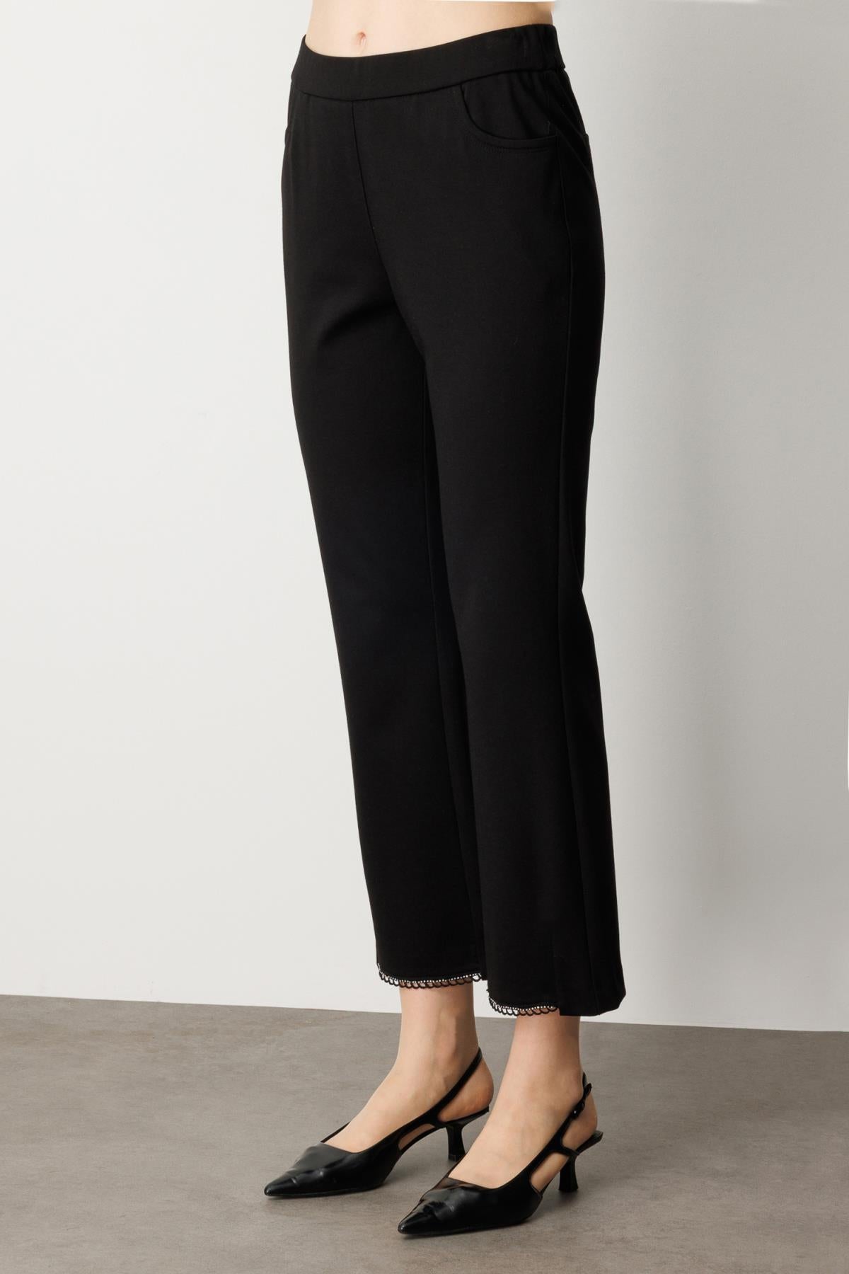 Trousers with Stone Detail on the Legs