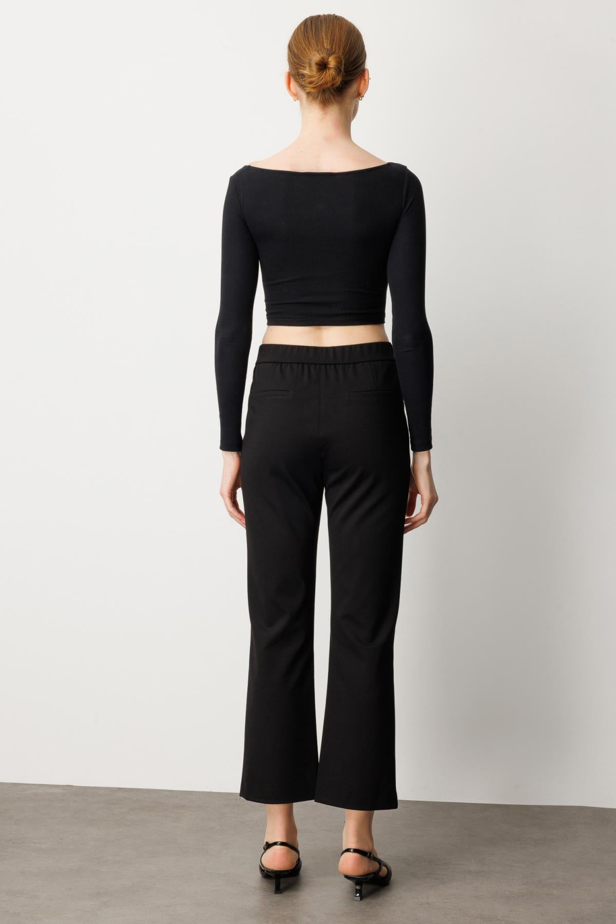 Trousers with Stone Detail on the Legs