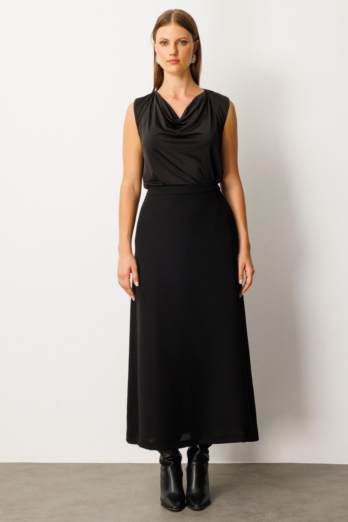 Bell Maxi Length Plus Size Skirt