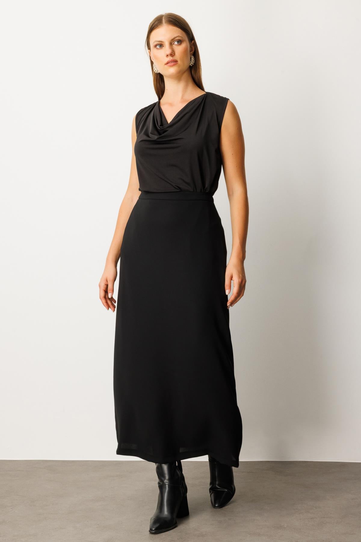 Bell Maxi Length Plus Size Skirt