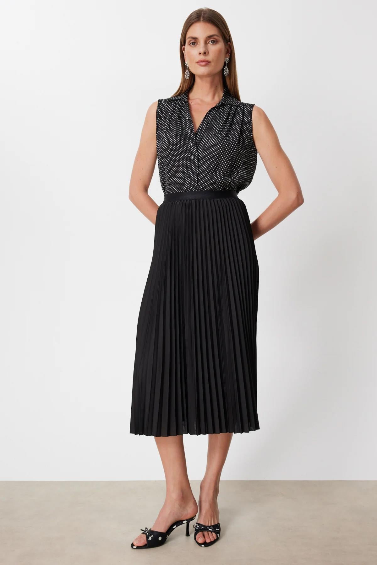 Piliseli Midi Boy Etek