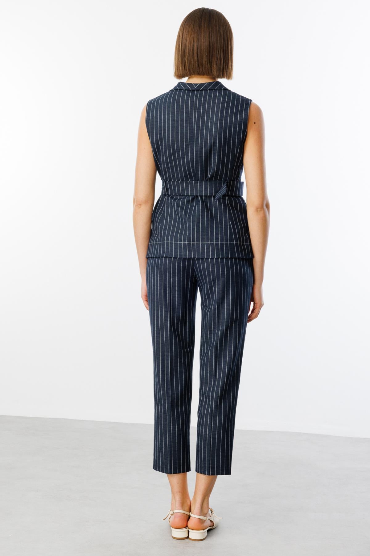 Striped Detailed Trousers