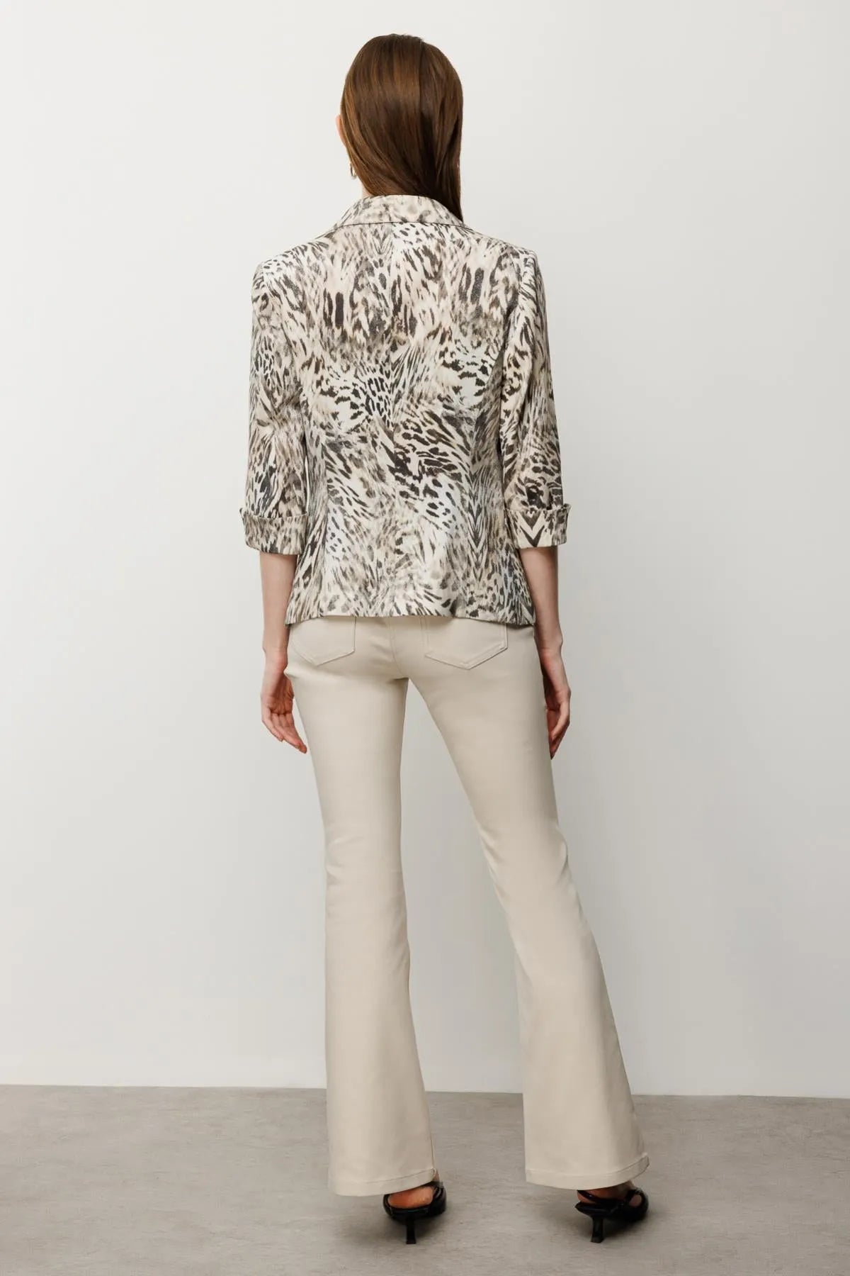 Double Sleeve Leopard Patterned Jacket