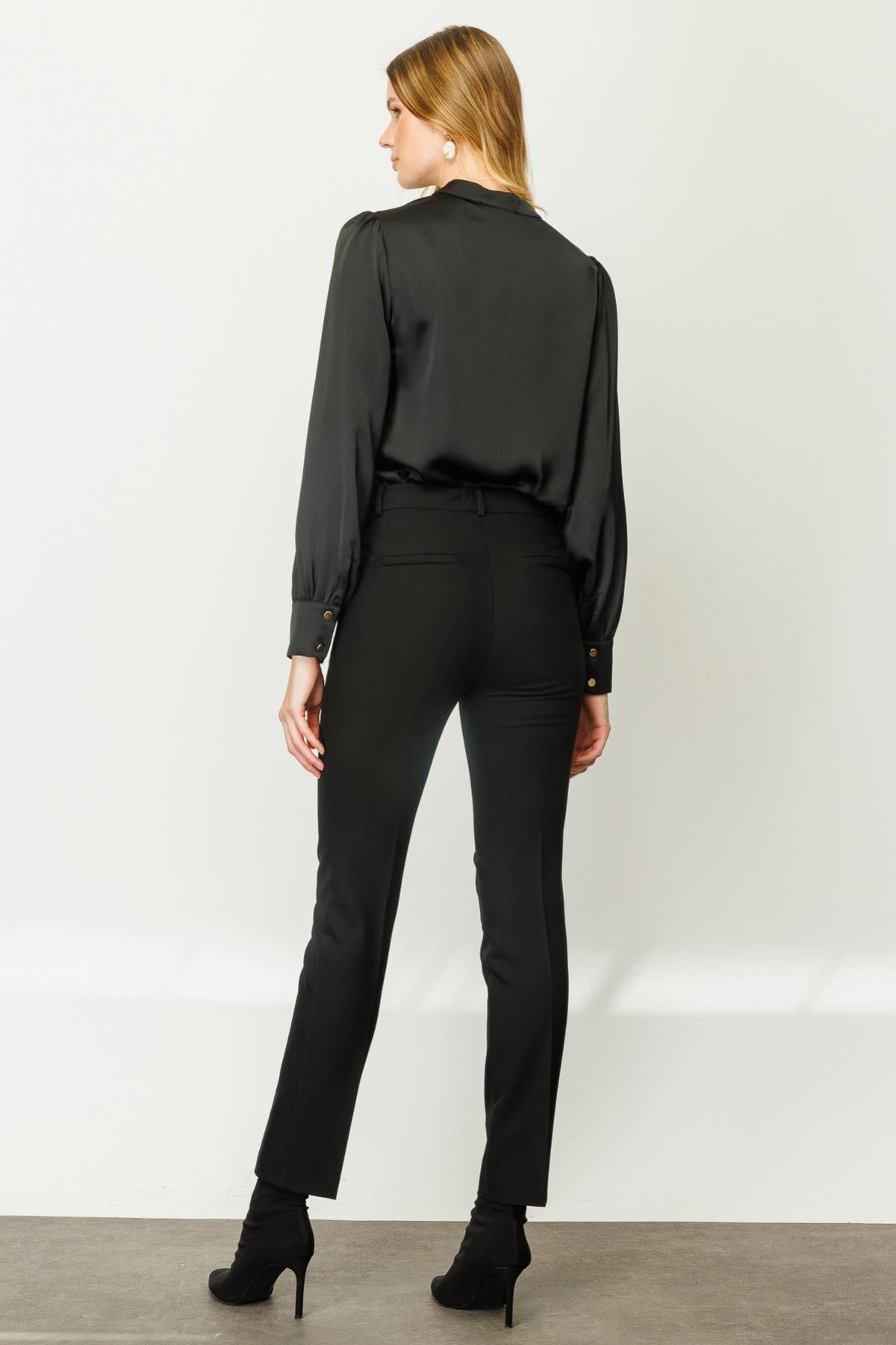 Women's Skinny Leg Trousers with Pockets