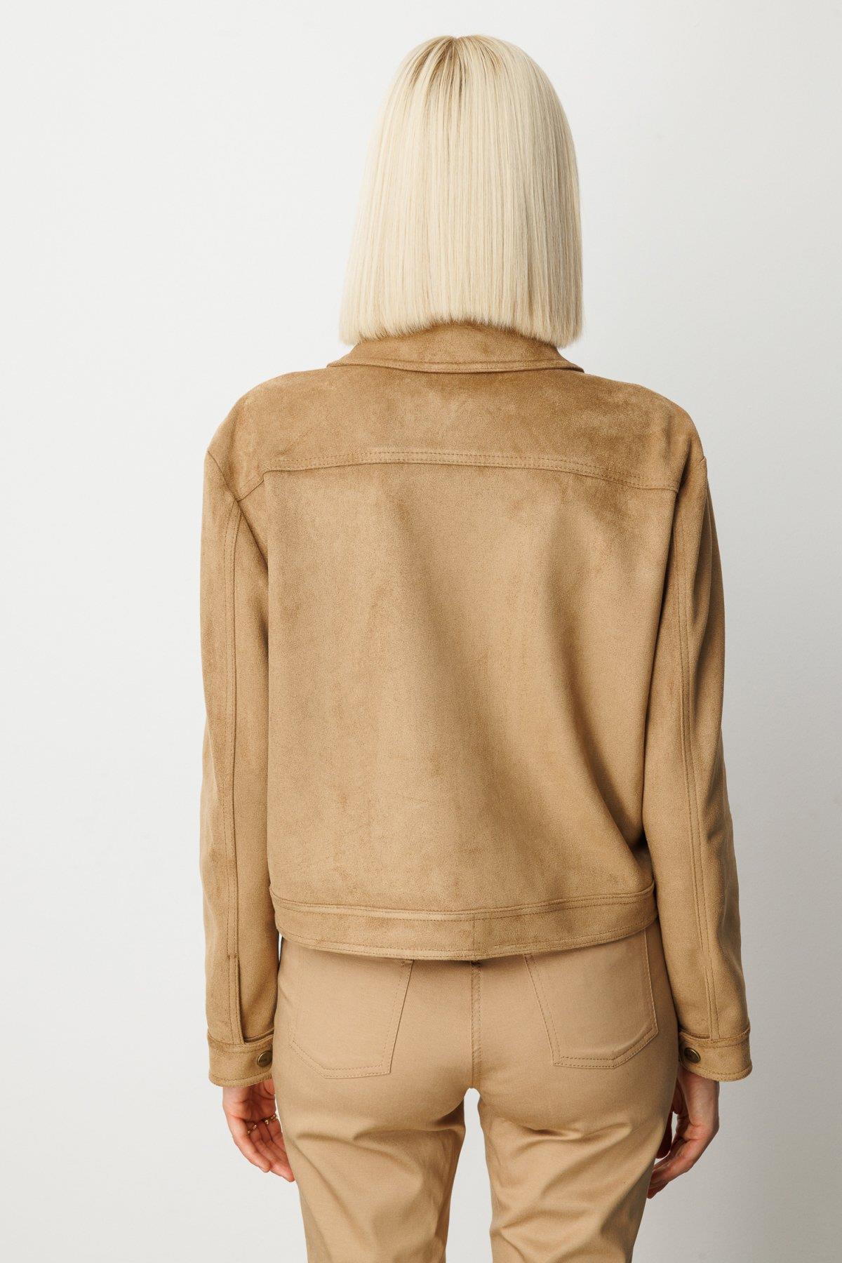 Kapak Cepli Güderi Mont