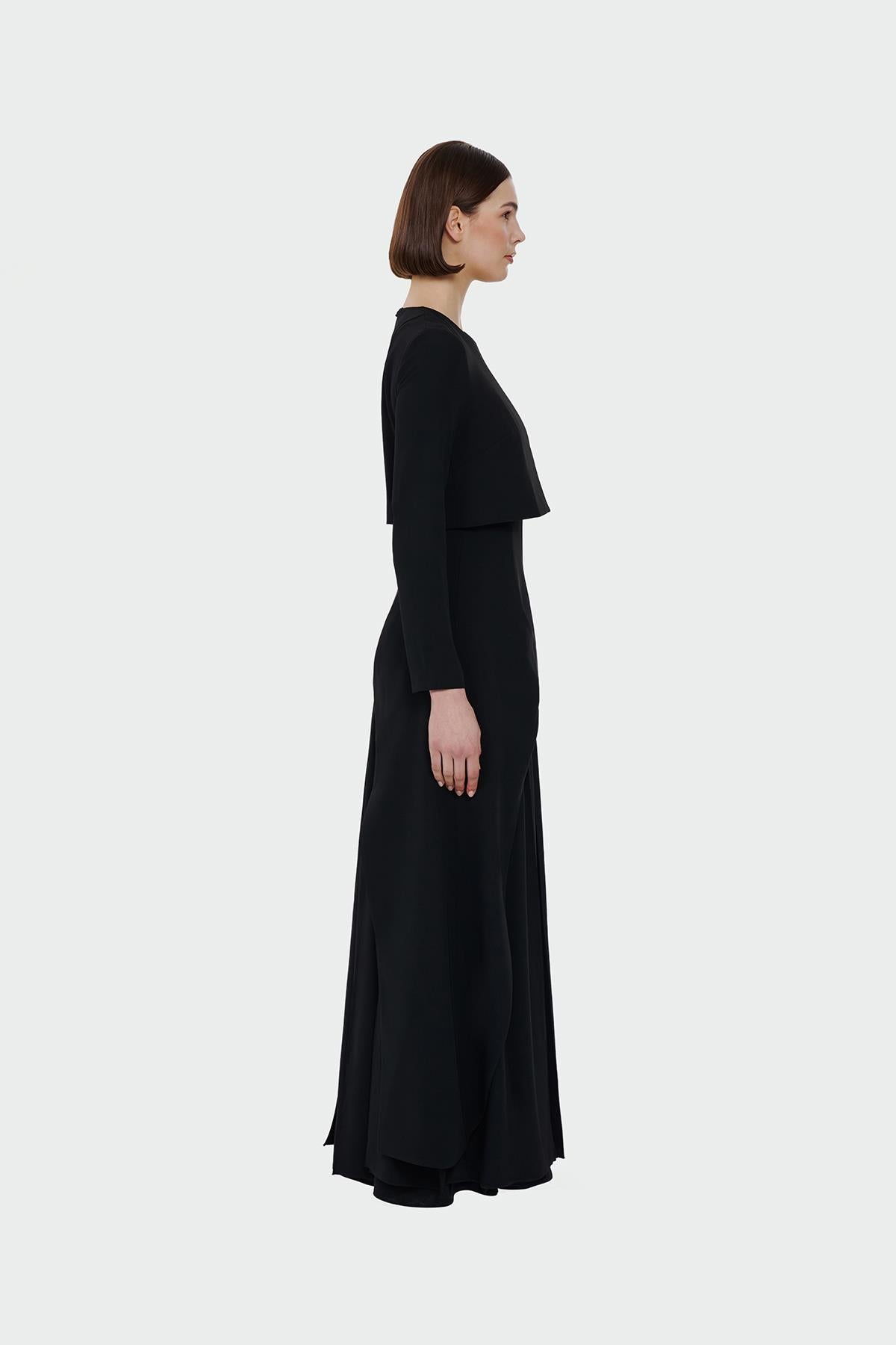 Skirt Asymmetrical Look Evening Dress