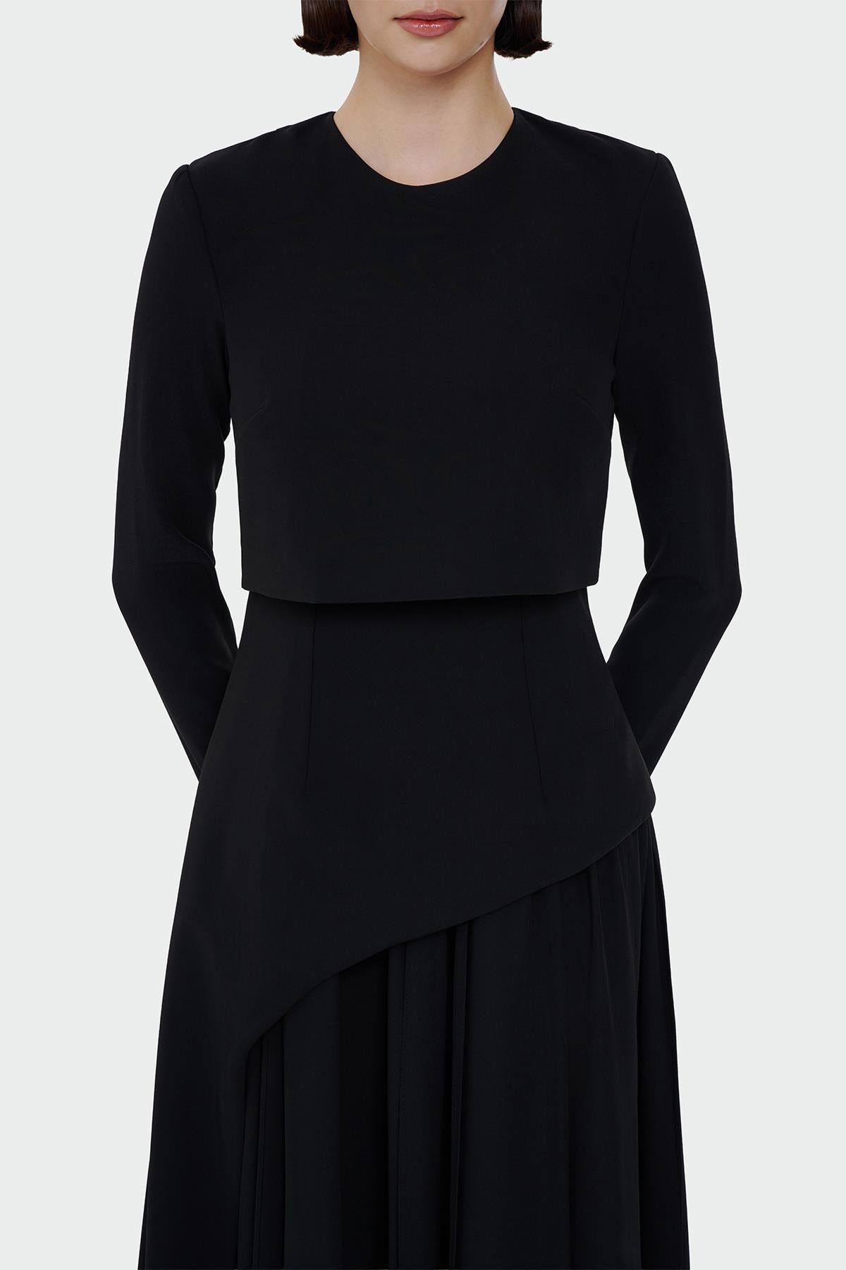 Skirt Asymmetrical Look Evening Dress