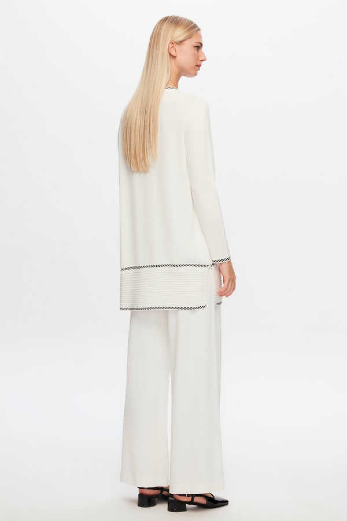 Etek Ucu Desenli Tunik - Eser Giyim