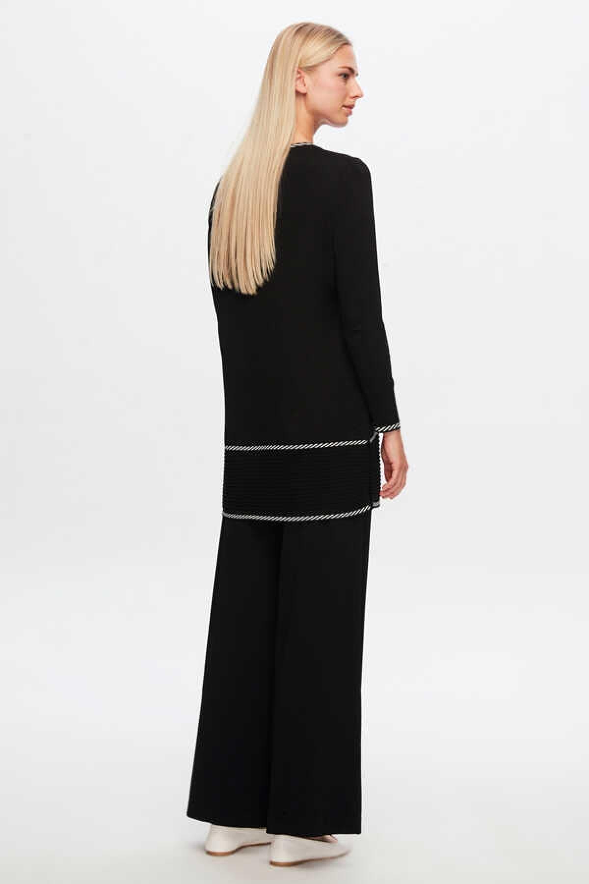 Etek Ucu Desenli Tunik - Eser Giyim