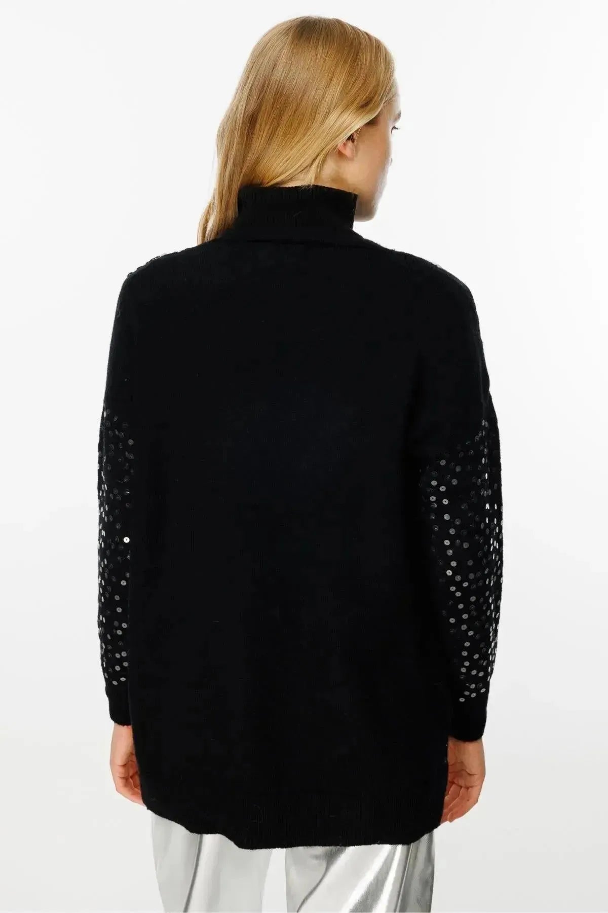 Sequined Knitted Cardigan