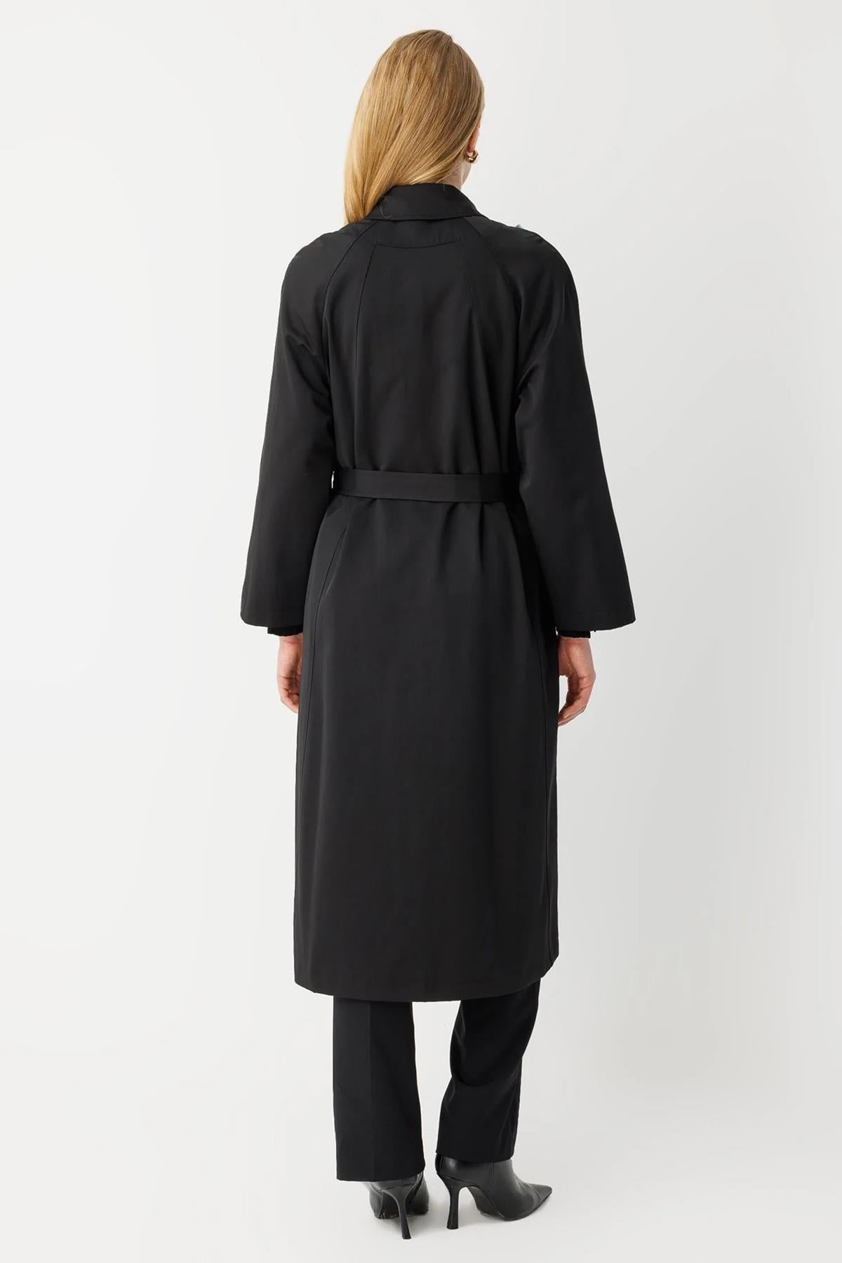 Coat with Belt Detail