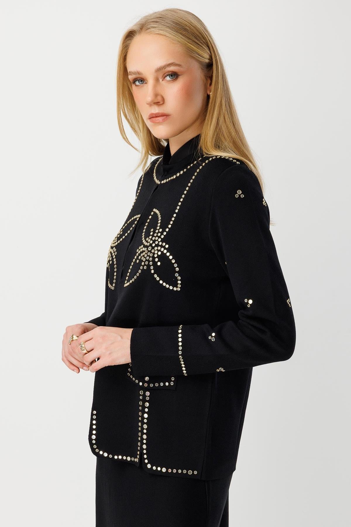 Metal İşleme Detaylı Triko Takım