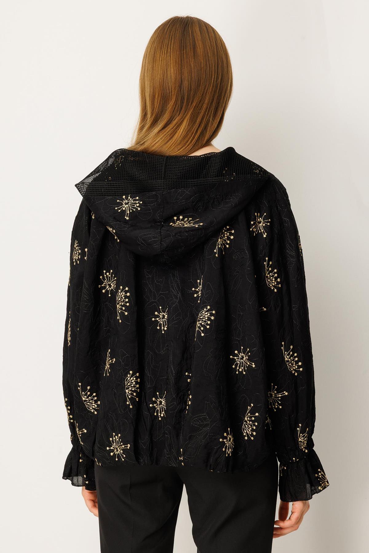 Hooded Zippered Short Tunic