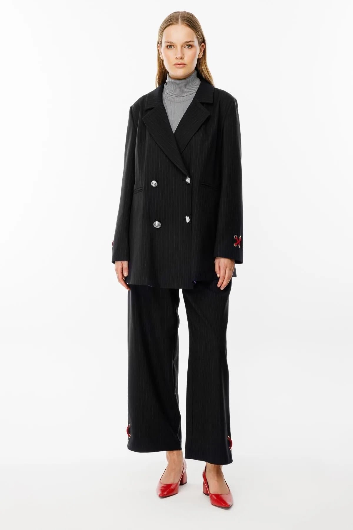 Blazer Ceket Pantolon Takım