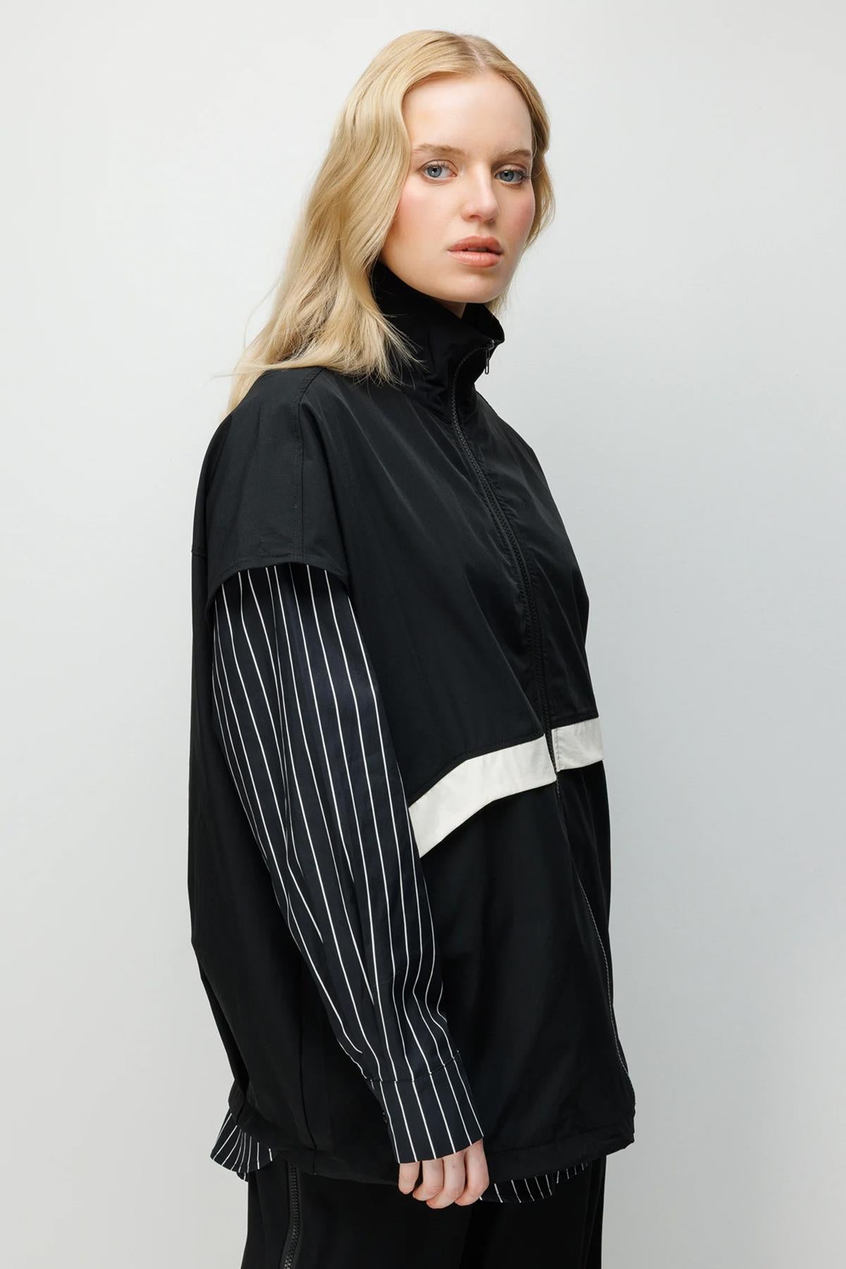 Fermuarlı Yelek Ve Pantolon İkili Takım