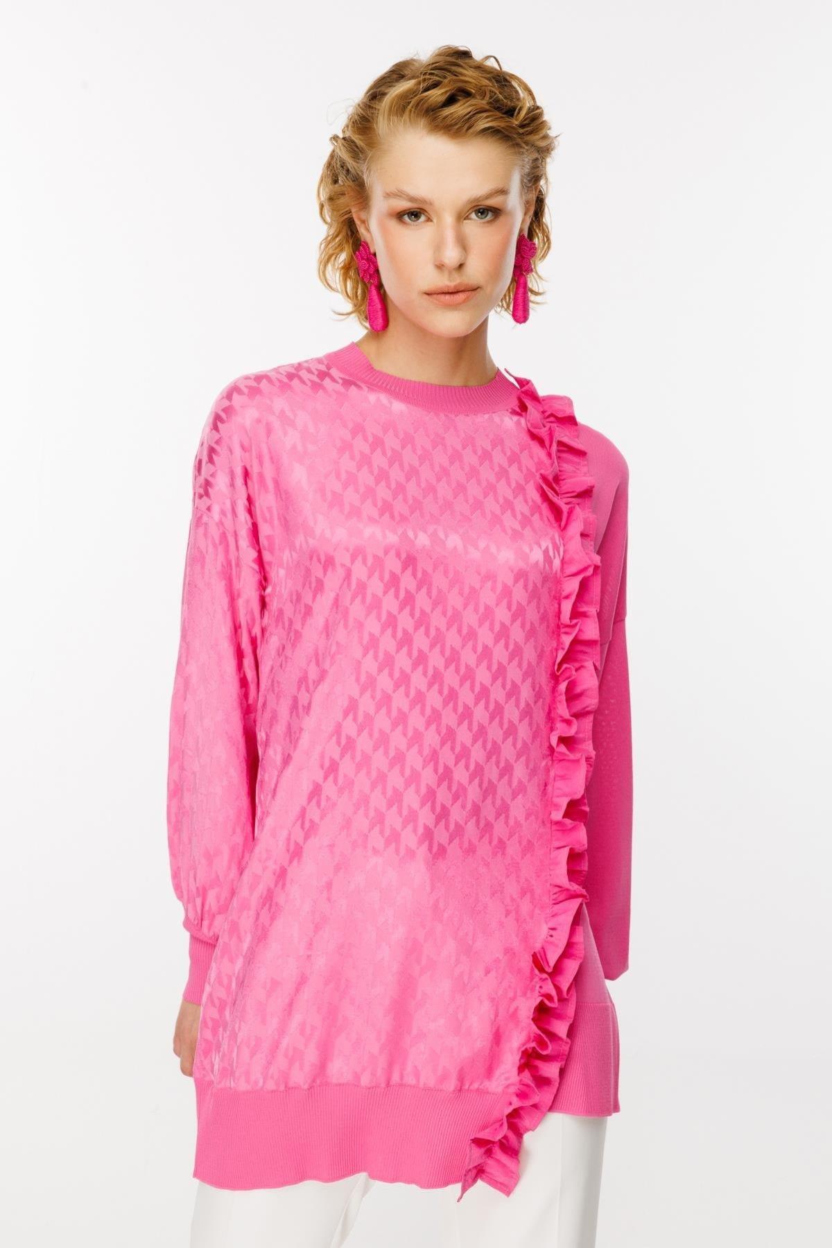 Triko Detaylı Tunik - Eser Giyim