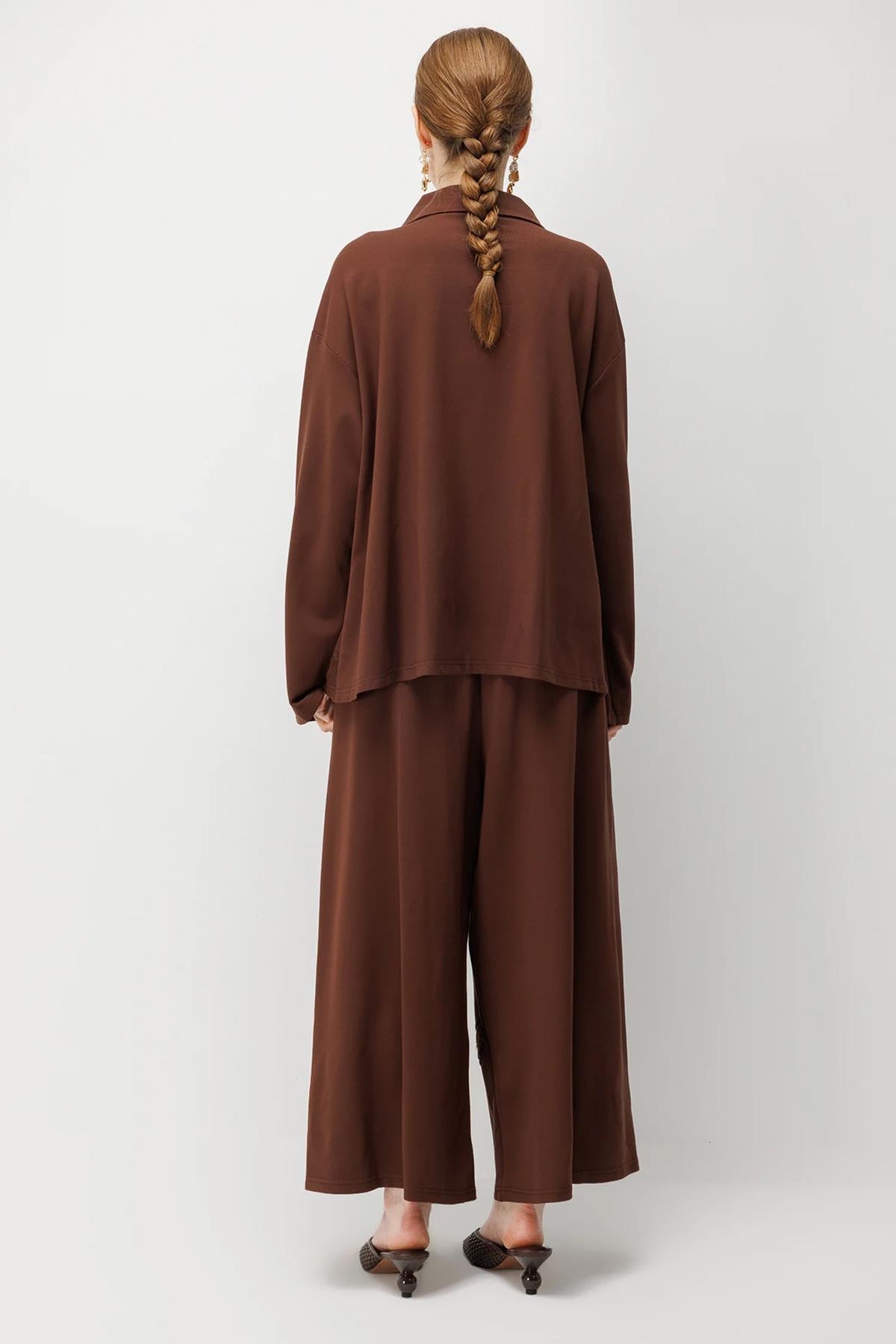 Floral Nakış Detaylı Oversize Takım