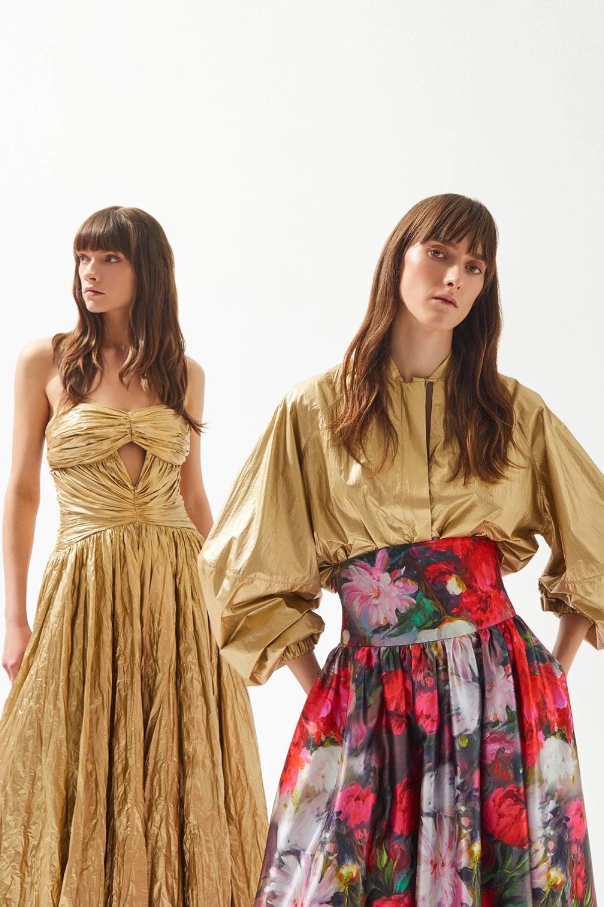 Parlak Kadın Bomber Ceket