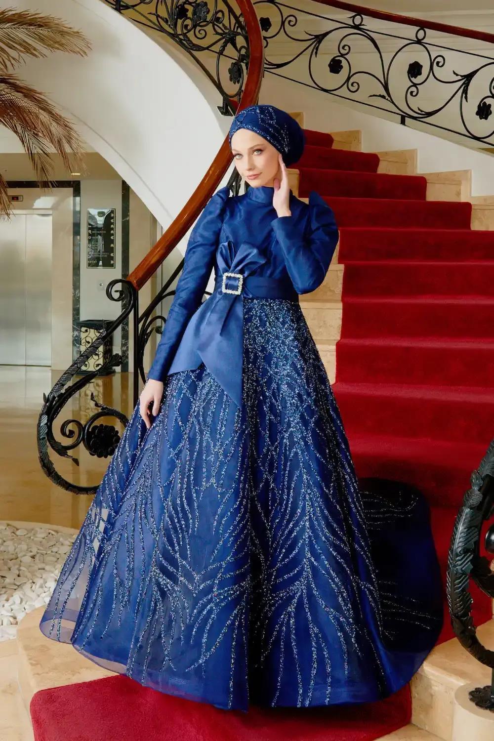 Gulistan Princess Model Hijab Evening Dress | Eser Clothing FIG / 36 Gulistan Princess Model Hijab Evening Dress | Eser Clothing FIG / 36