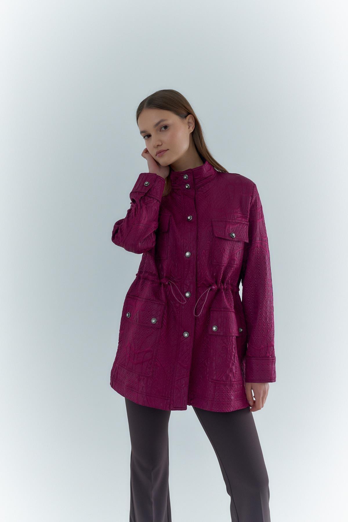 Jakarlı Kadın Ceket - Eser Giyim