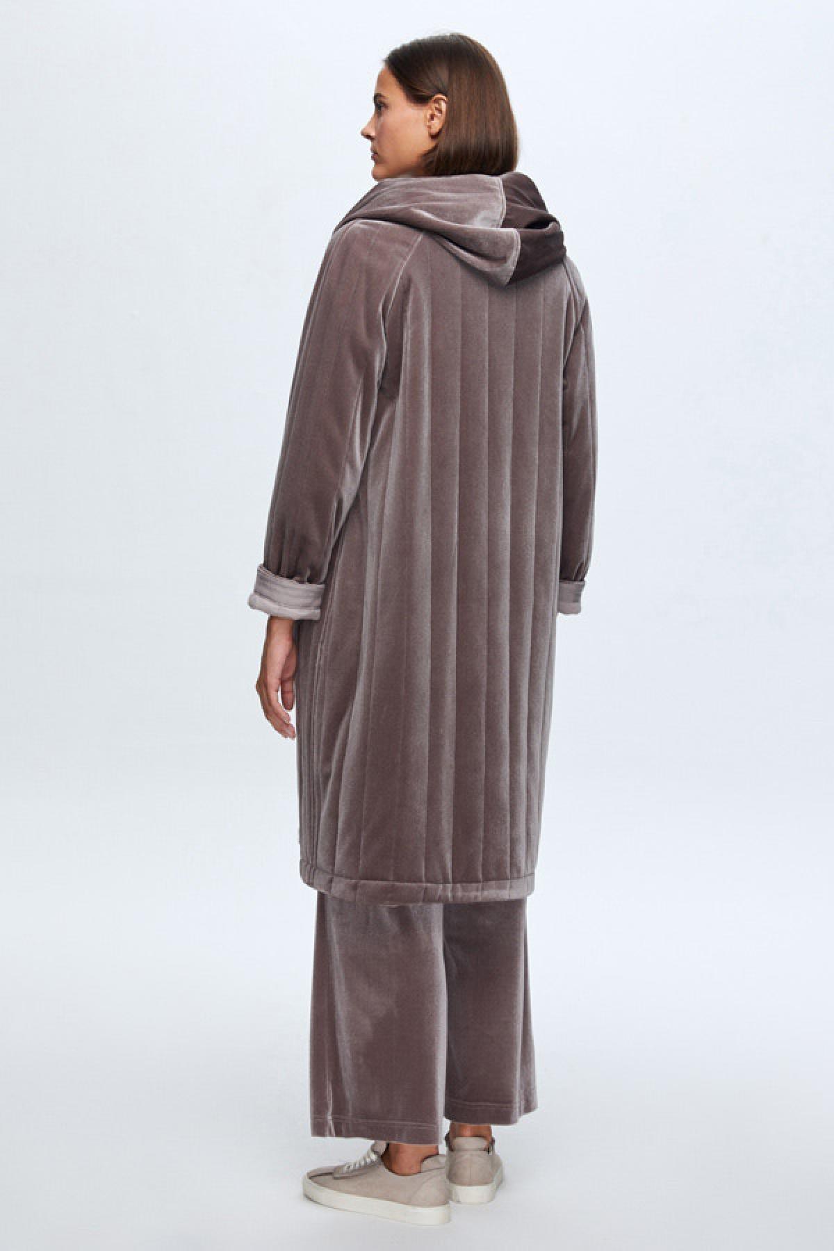 Miss Dalida Kadife Bol Paça Kadın Pantolon - Eser Giyim