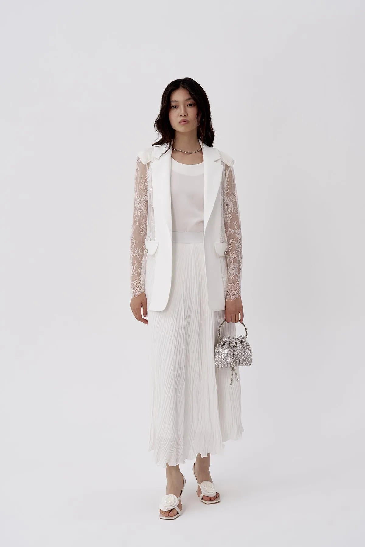 Kolları Tül Ceket - Eser Giyim