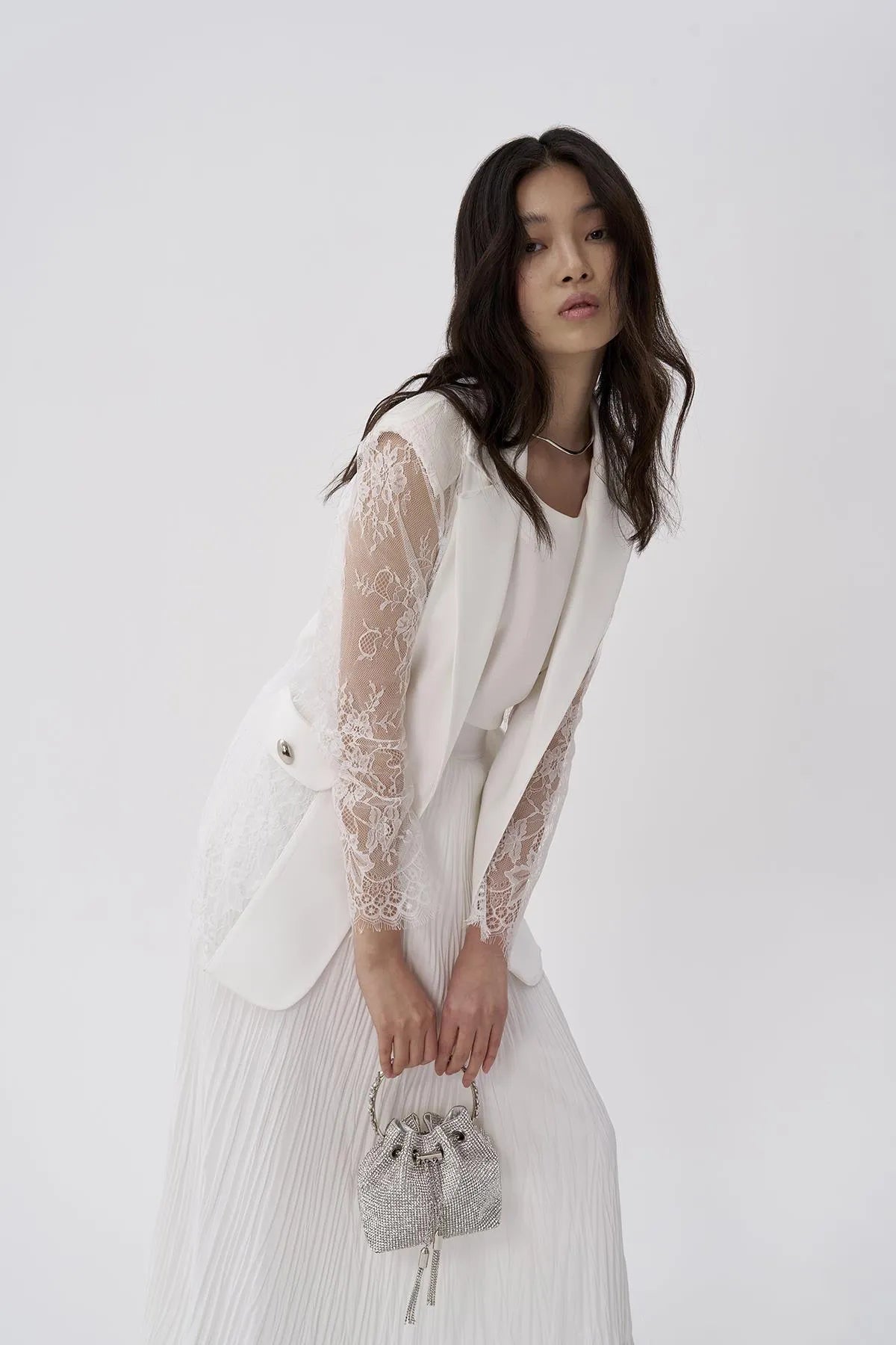 Kolları Tül Ceket - Eser Giyim