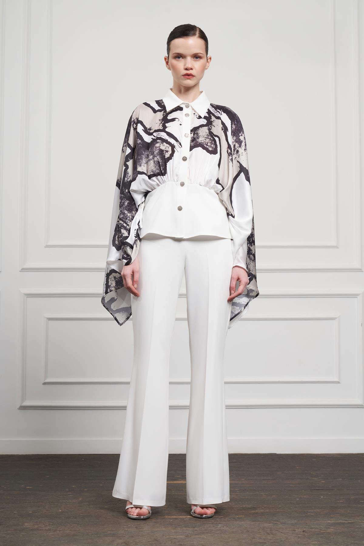 Yarım İspanyol Paça Pantolon