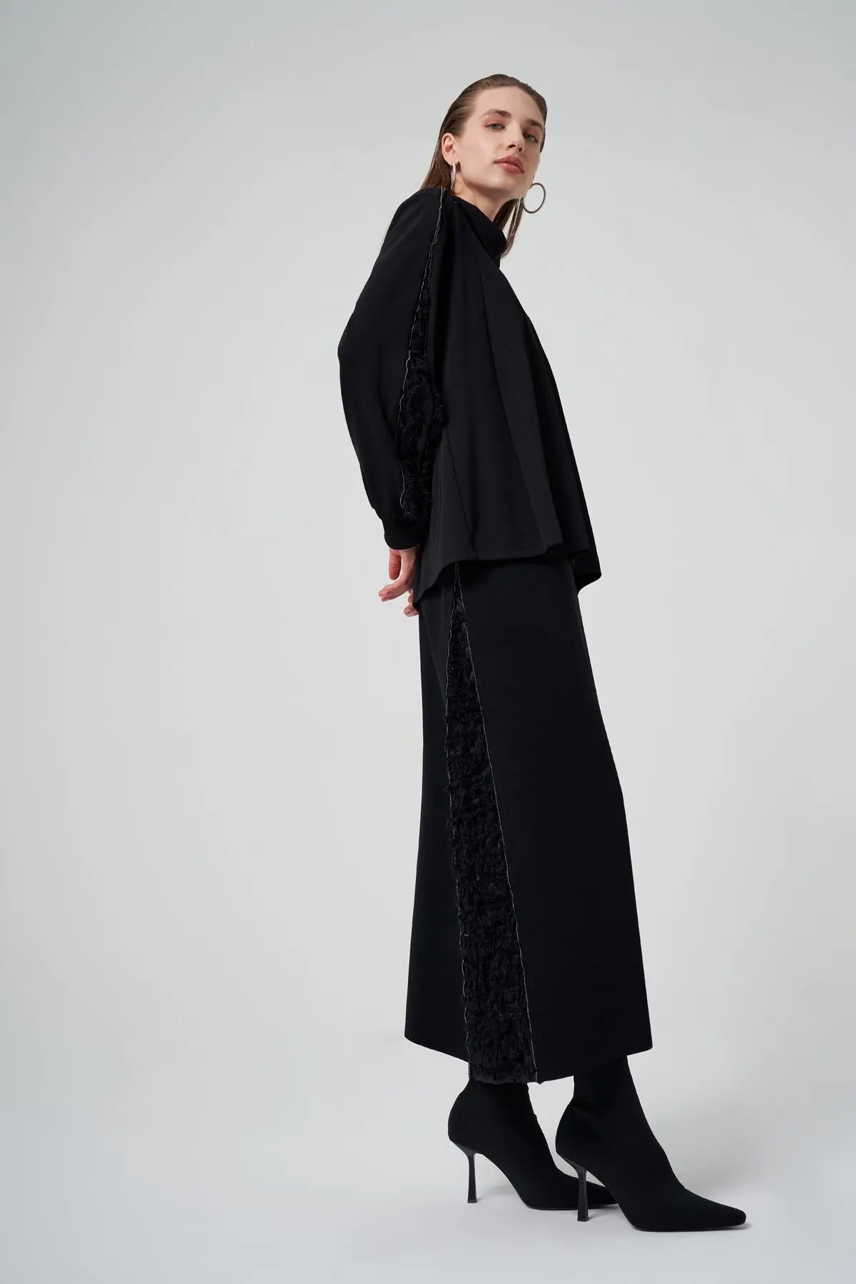 الأكمام تنورة شرابة البدلة