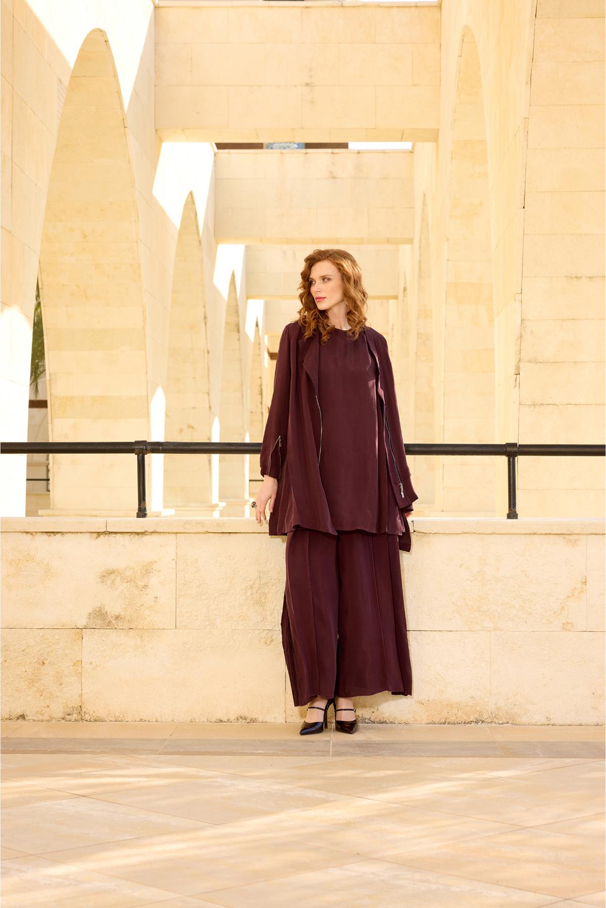 Jacket Tunic Trousers Triple Suit