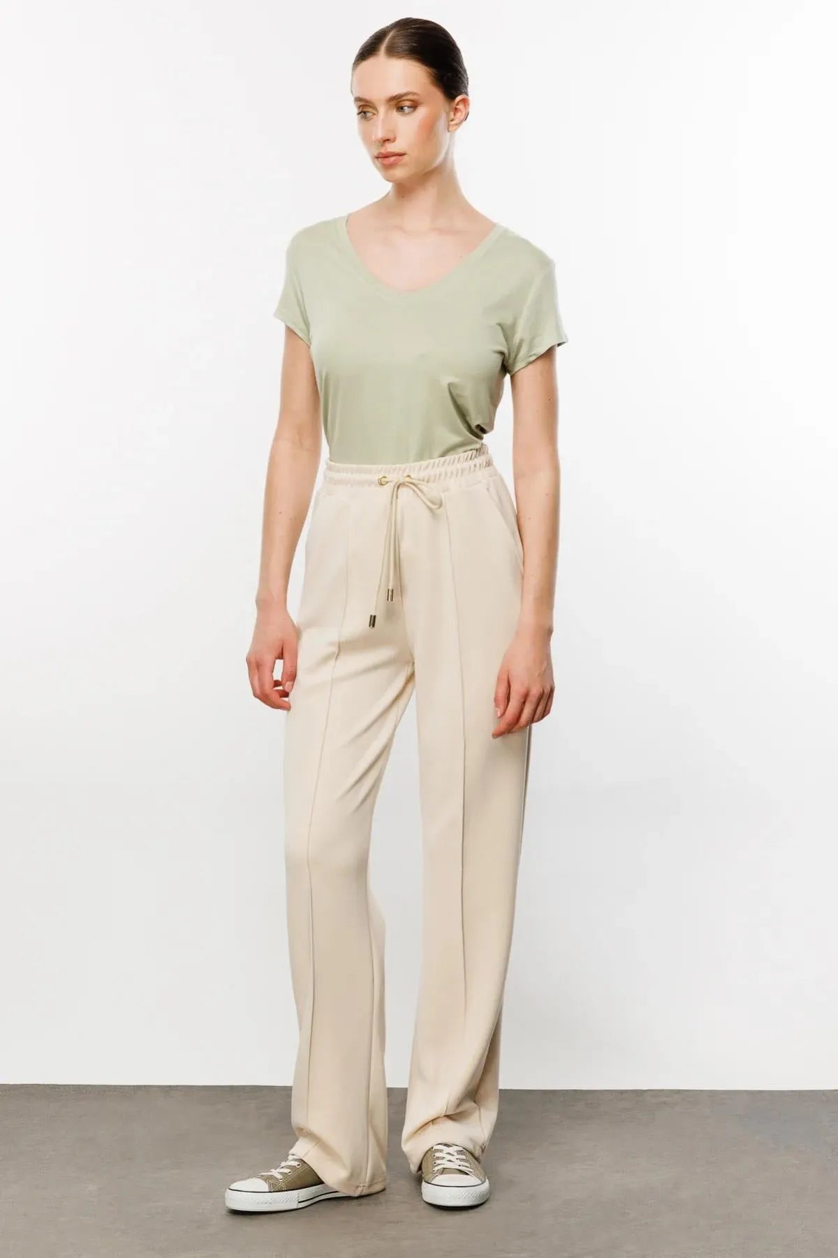 Grass Wide Leg Trousers